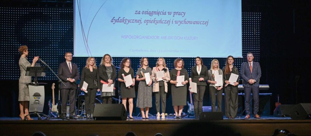 Z okazji Dnia Nauczyciela magistrat nagrodził częstochowskich nauczycieli