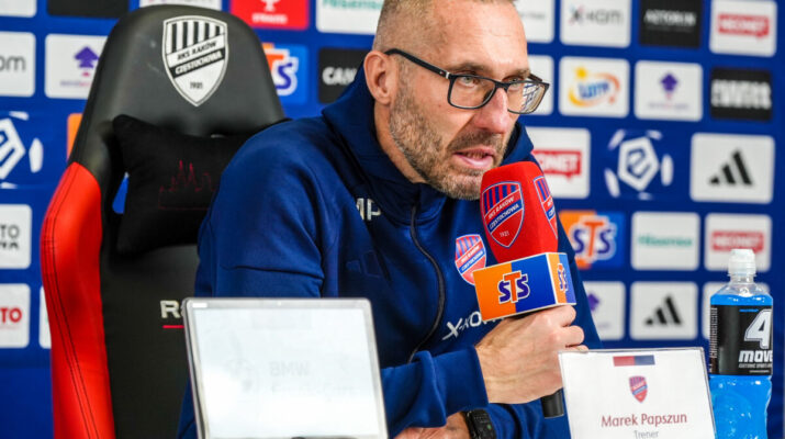 Trener Marek Papszun przed sobotnim meczem Rakowa w Krakowie 1