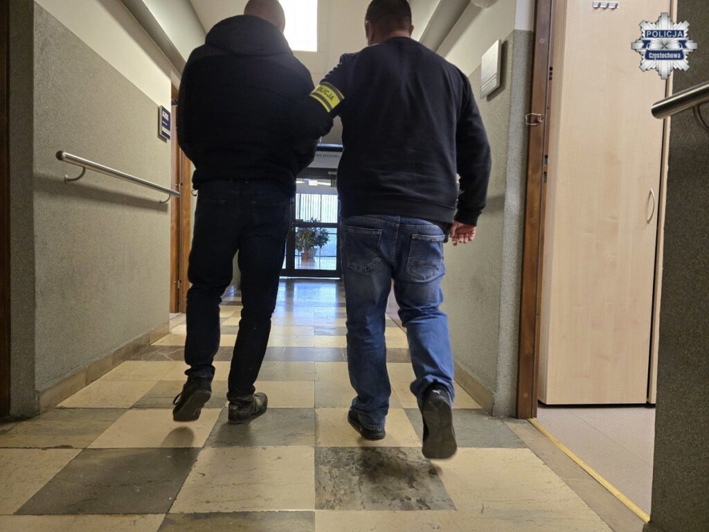 Częstochowa. Zatrzymania w sprawie uprowadzenia i pobicia 44-latka [WIDEO, ZDJĘCIA] 9