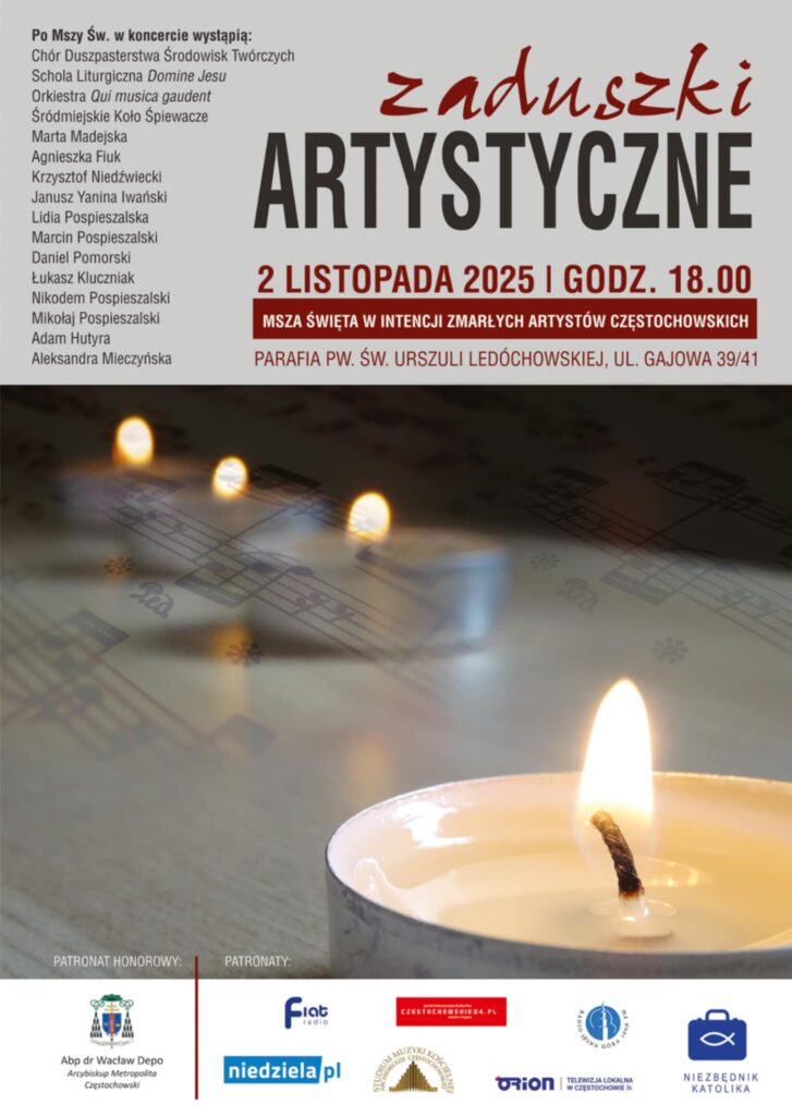 Zaduszki artystyczne 2025 w Częstochowie 2