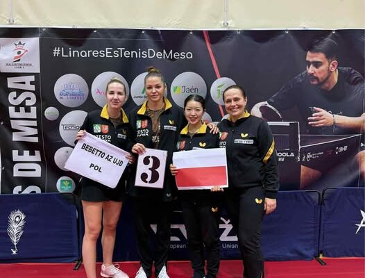 Komplet zwycięstw Bebetto AZS UJD i awans do kolejnej rundy Pucharu Europy ETTU! 1