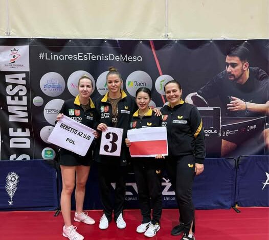 Komplet zwycięstw Bebetto AZS UJD i awans do kolejnej rundy Pucharu Europy ETTU!