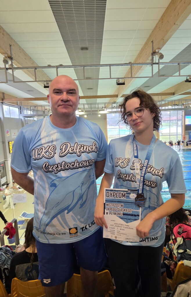 Zawodniczka UKS Delfinek z podwójnym „brązem” Mistrzostw Śląska 7
