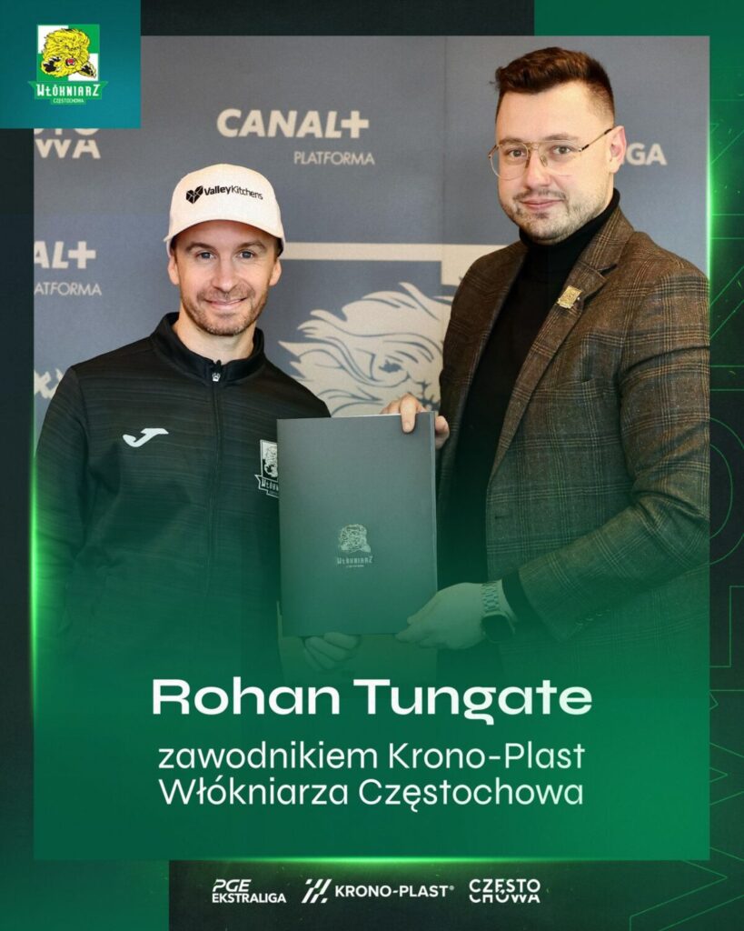 Działacze Włókniarza Częstochowa zaprezentowali oficjalnie nowego zawodnika... 3