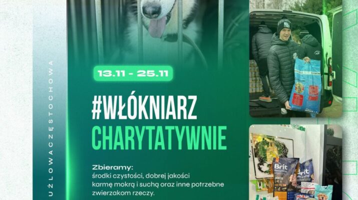 Włókniarz rozpoczął zbiórkę dla Schroniska dla bezdomnych zwierząt 1