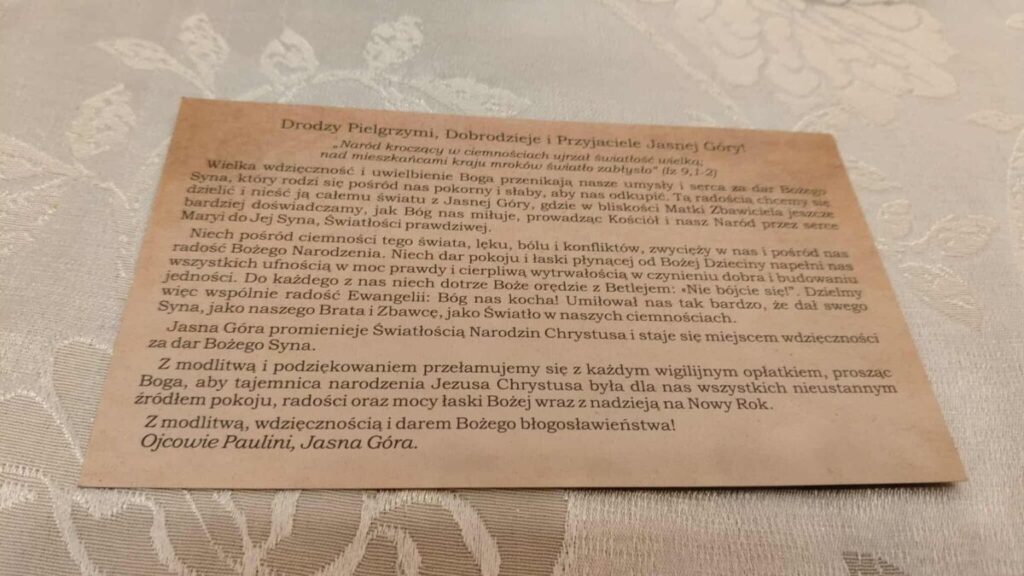 Opłatek z Jasnej Góry. Historia wpisana w dzieje częstochowskiego klasztoru 3