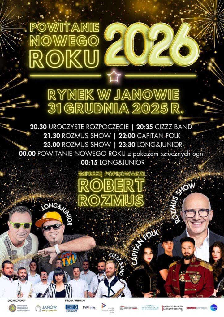 Janów. Powitanie 2026 roku z Long&Junior oraz Robertem Rozmusem 2