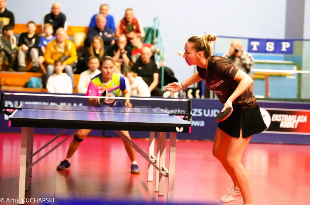 Tenisistki stołowe Bebetto AZS UJD postraszyły mistrzynie Polski z KTS Tarnobrzeg 7