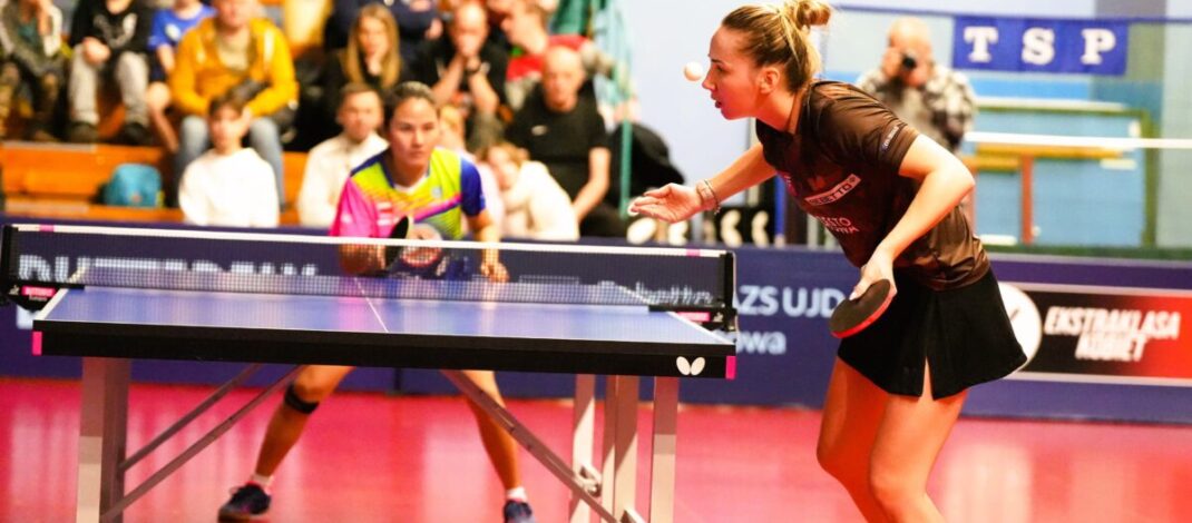 Tenisistki stołowe Bebetto AZS UJD postraszyły mistrzynie Polski z KTS Tarnobrzeg