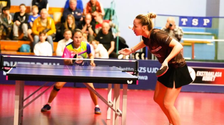 Tenisistki stołowe Bebetto AZS UJD postraszyły mistrzynie Polski z KTS Tarnobrzeg 1