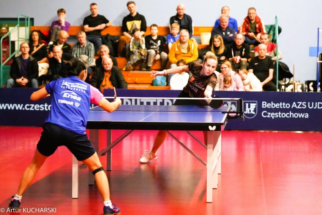Tenisistki stołowe Bebetto AZS UJD postraszyły mistrzynie Polski z KTS Tarnobrzeg 12