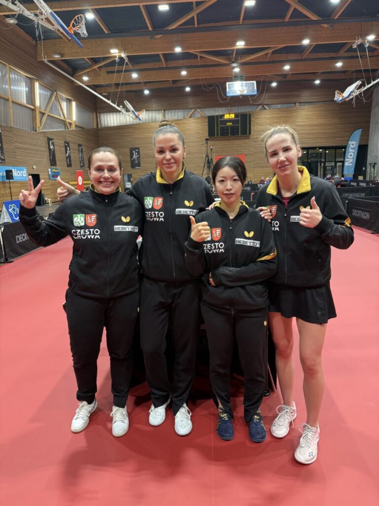 Tenisistki stołowe Bebetto UJD AZS walczył we Fracji w Pucharze ETTU 3