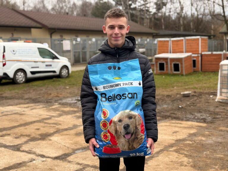 #WłókniarzCharytatywnie - karma trafiła do schroniska dla zwierząt 5