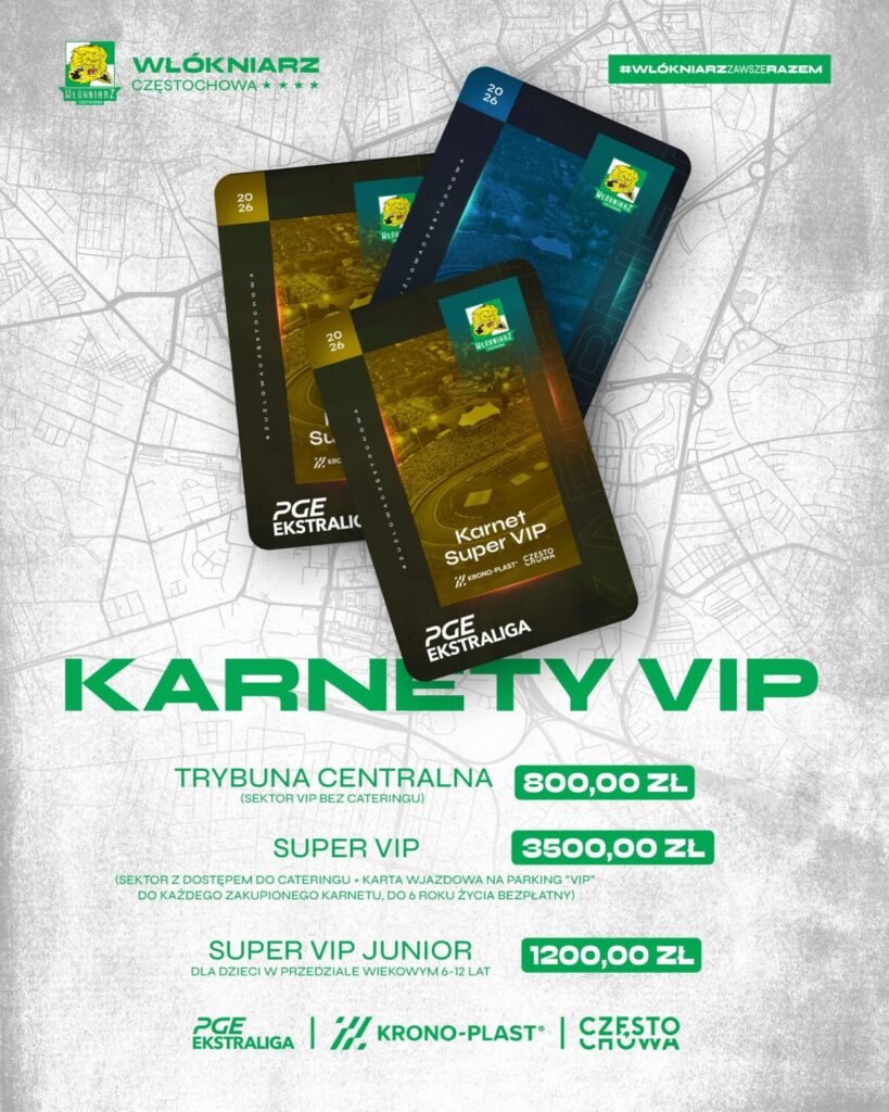 Włókniarz podał ceny biletów i karnetów na sezon 2026 3