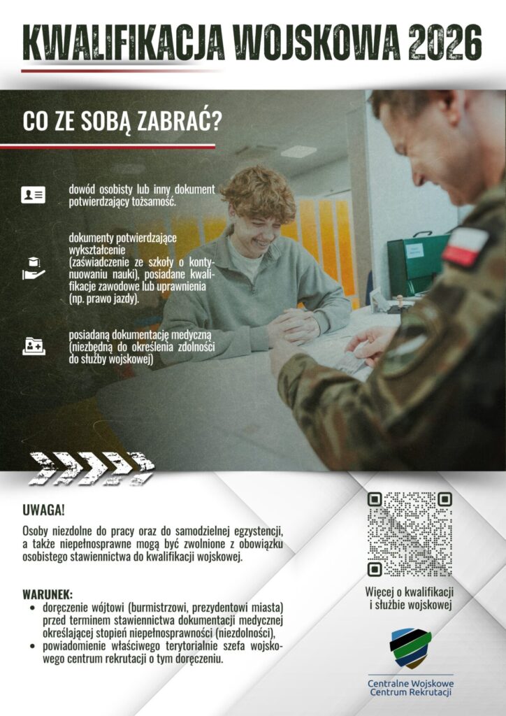 Rusza kwalifikacja wojskowa 2026. 1
