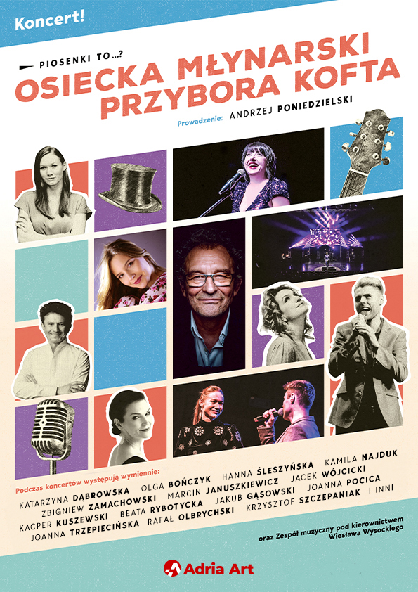 Koncert "Piosenki to…?" w Filharmonii Częstochowskiej. Zaprasza Adria Art. Mamy podwójne zaproszenie [KONKURS] 2