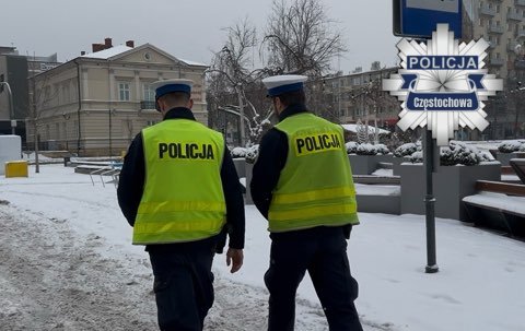 13 stycznia częstochowscy policjanci prowadzili działania bezpieczny pieszy... 1