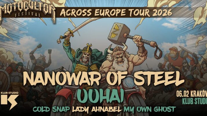 Nanowar of Steel + UUHAI „Motocultor Across Europe Tour 2026” w krakowskim Klubie Studio. Mamy podwójne zaproszenia [KONKURS] 1