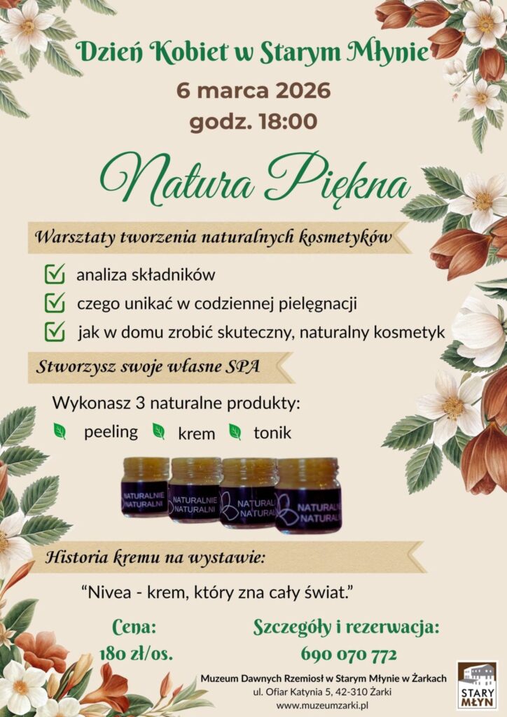 Warsztaty kosmetyczne dla Pań "Natura Piękna" na Dzień Kobiet! 2