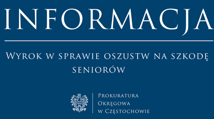 Lubliniec: Wyrok w sprawie oszustw na szkodę seniorów. 1