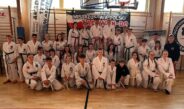 Worek medali zawodników KS Wojownik na Otwartych Mistrzostwach Polski Taekwon-do w Mińsku Mazowieckim.