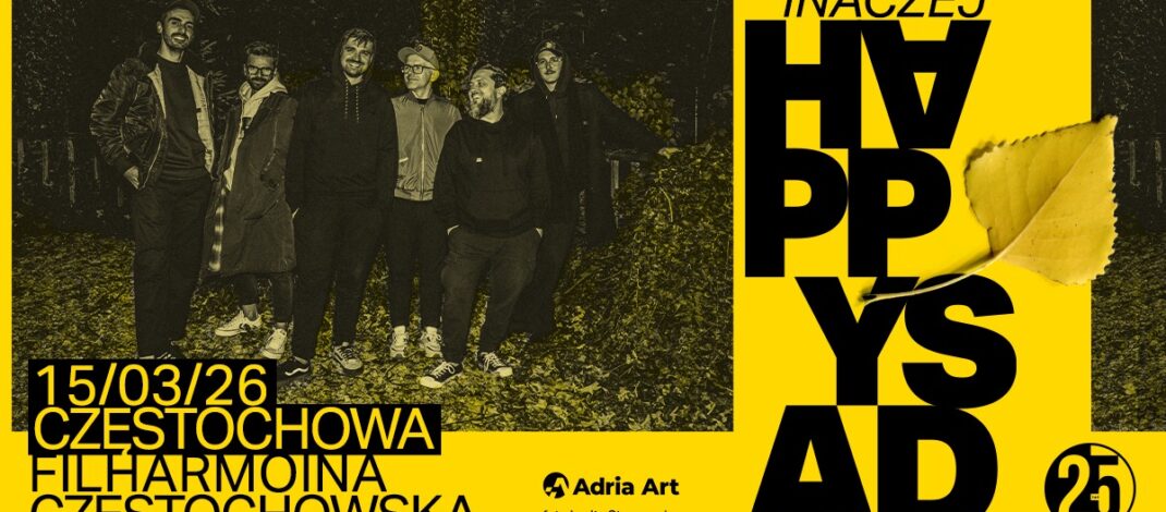 Happysad świętuje 25-lecie. Jubileuszowy koncert już 15 marca w Filharmonii Częstochowskiej. Mamy podwójne zaproszenie [KONKURS]