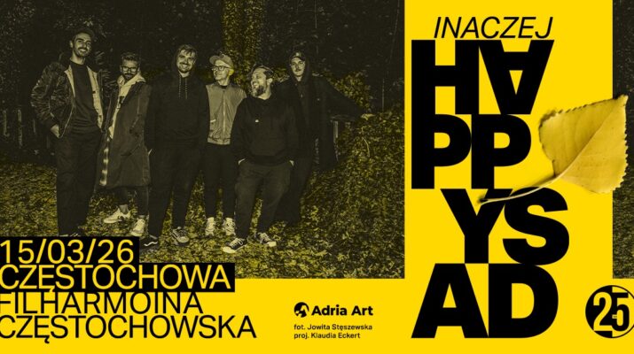 Happysad świętuje 25-lecie. Jubileuszowy koncert już 15 marca w Filharmonii Częstochowskiej. Mamy podwójne zaproszenie [KONKURS] 1