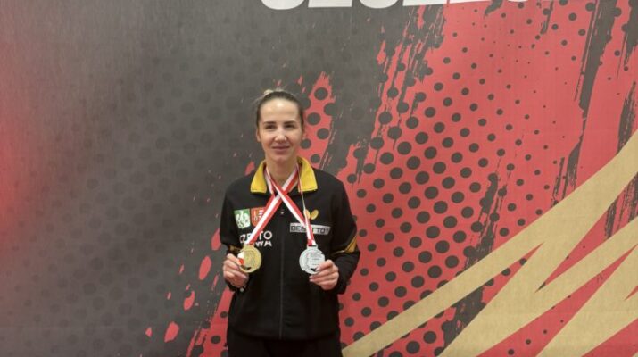 Zawodniczka z Częstochowy zdobył dwa medale na MP w tenisie stołowym! Złoto i srebro!!! 1