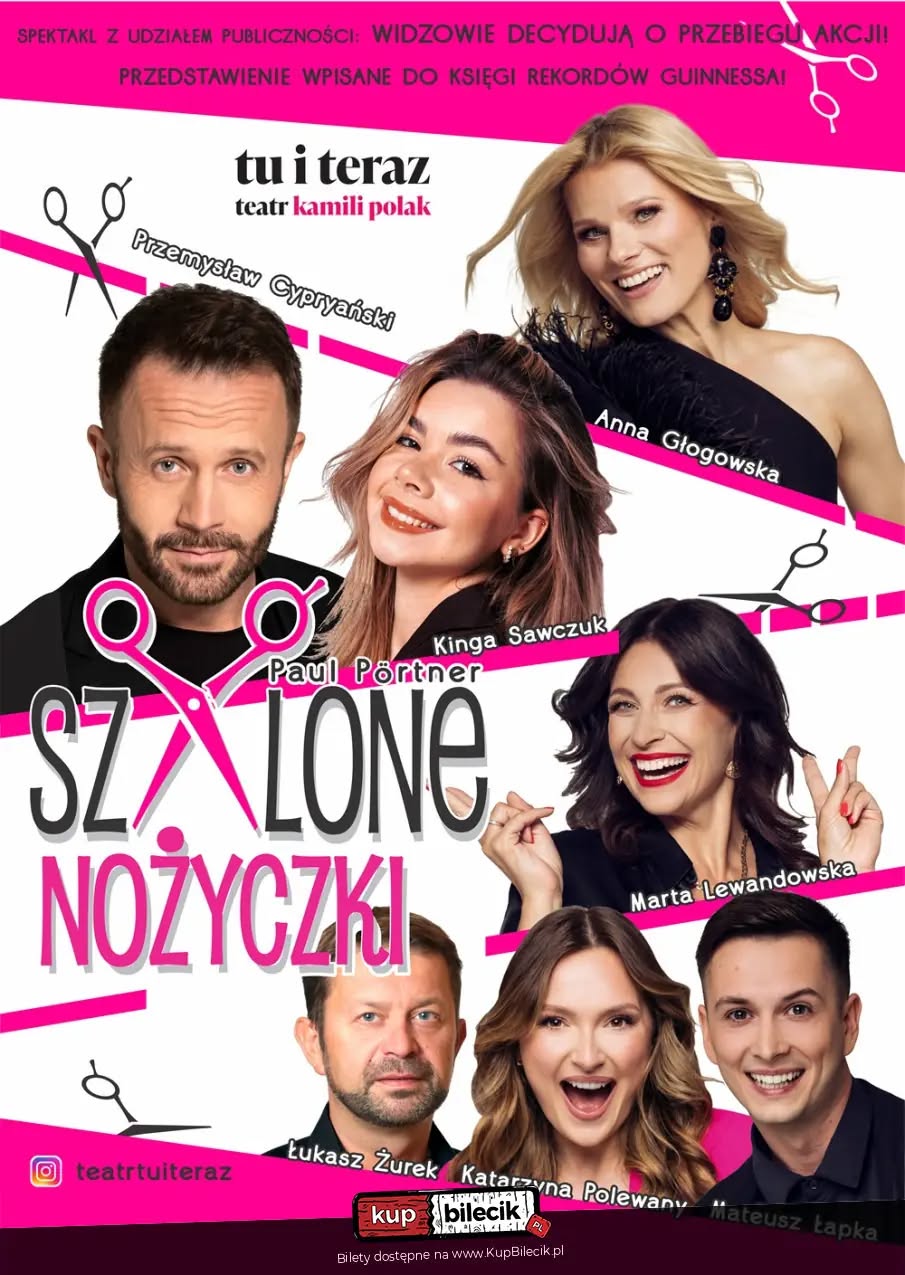 Przemysław Cypryański zaprasza do Częstochowy na spektakl „Szalone nożyczki”