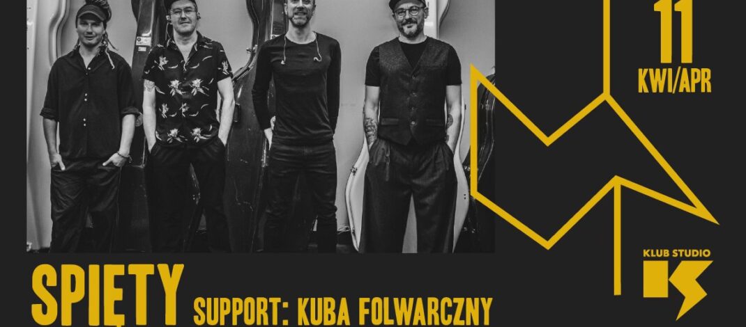 Spięty koncertowo w klubie Studio w Krakowie