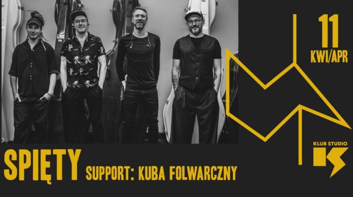 Spięty koncertowo w klubie Studio w Krakowie 1