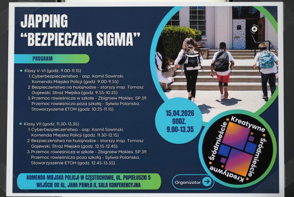 Japping ,,Bezpieczna Sigma" - ciekawe wykłady W KMP o cyberbezpieczeństwie, hejcie, elektrycznych hulajnogach i przemocy... 6