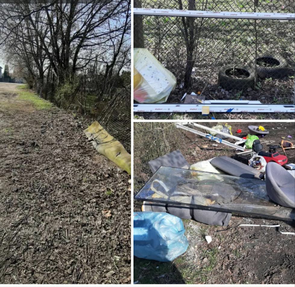 Częstochowskie strażniczki miejskie szybko doprowadziły do usunięcia ,,dzikiego wysypiska śmieci” 2