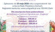II edycja Konkursu  „Najpiękniejsza posesja w mieście Żarki” ruszyła!