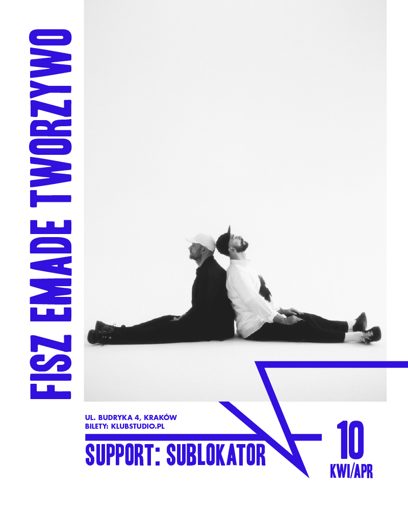 Fisz Emade Tworzywo wystąpi w krakowskim klubie Studio. Zaprezentuje nowy album 3