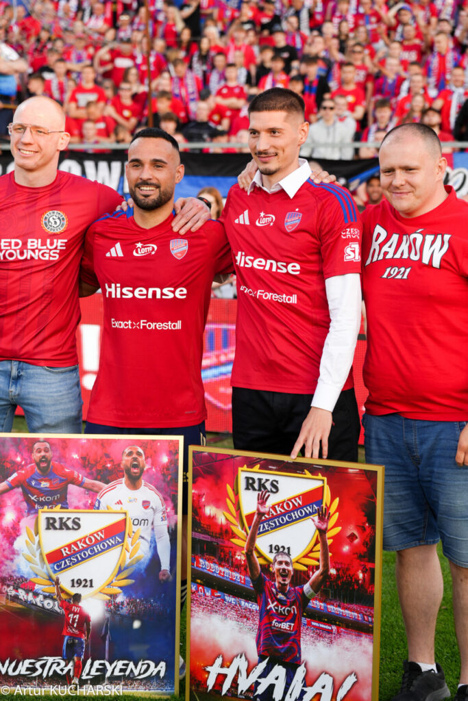 Raków na koniec pokonał Arkę i zakończył sezon na 4. miejscu. Były też podziękowania dla Ivi Lopeza i Zorana Arsenica 12