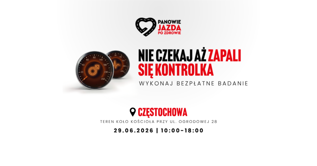 29 czerwca bezpłatne badania dla mężczyzn "Panowie! Jazda po zdrowie". 1
