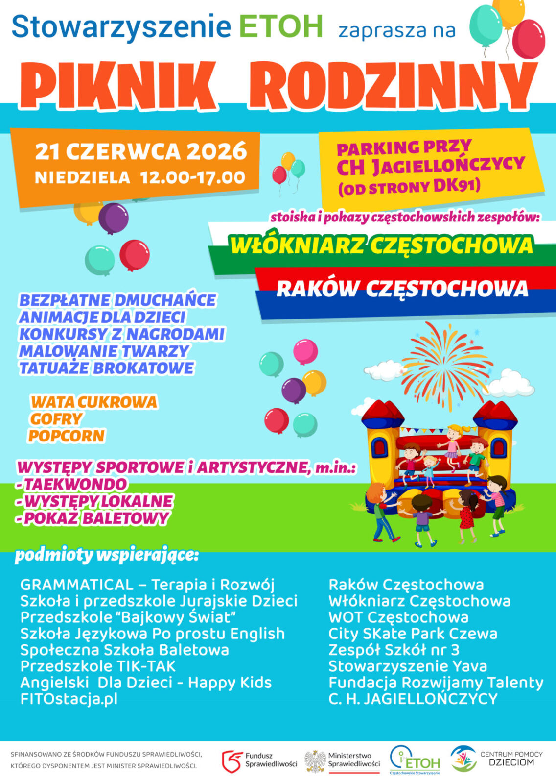 Stowarzyszenie ETOH zaprasza na piknik rodzinny!