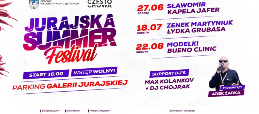 Jurajska Summer Festiwal ogłasza gwiazdy 3. edycji!