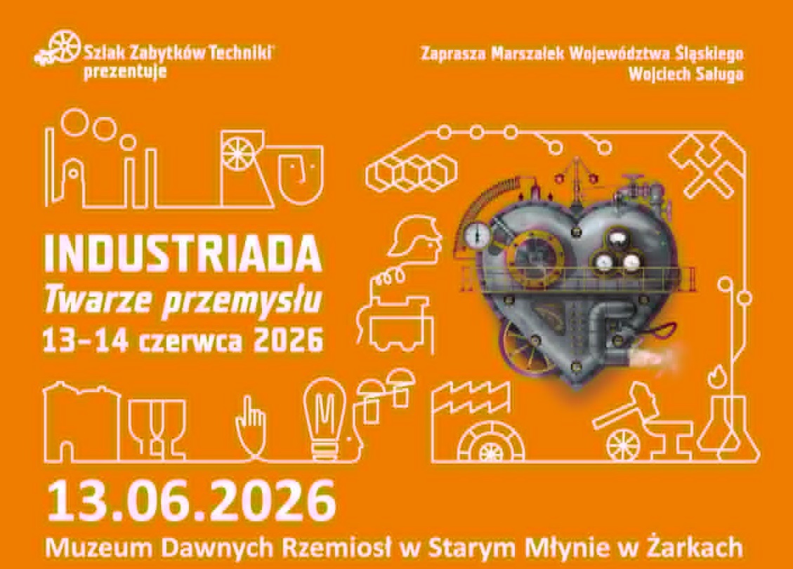 Industriada 2026. Stary Młyn w Żarkach zaprasza 13 czerwca