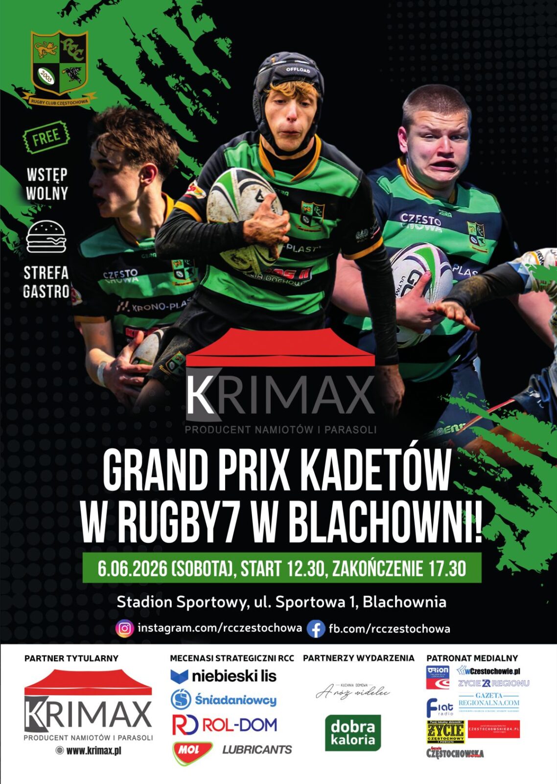 Krimax GP Kadetów w rugby7 w Blachowni!