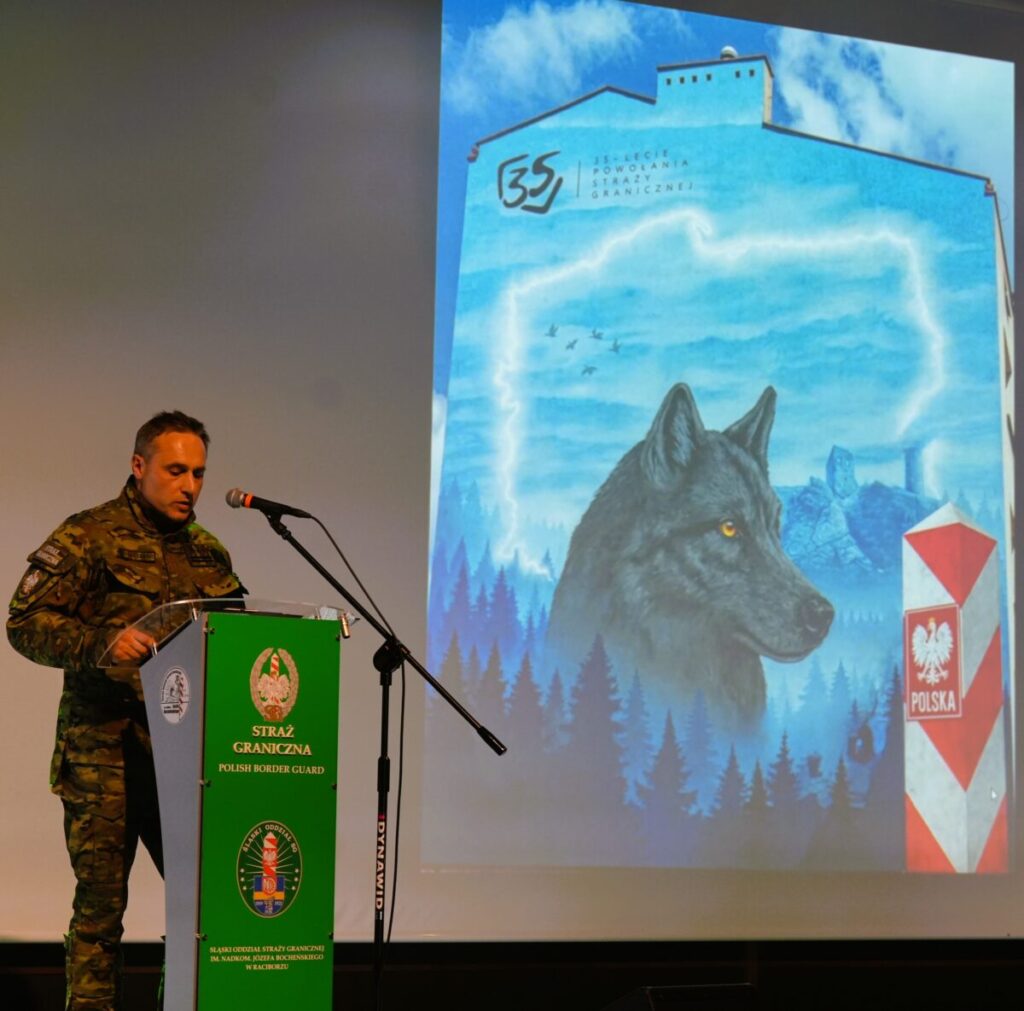 Oficjalne odsłonięcie muralu z okazji 35-lecia Straży Granicznej 5