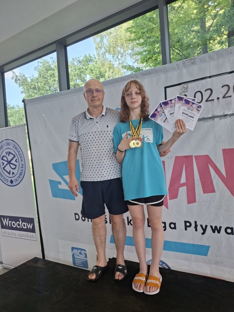 Kinga Garkowienko z UKS 48 Częstochowa nie zwalnia tempa. 3 złote medale we Wrocławiu! 2