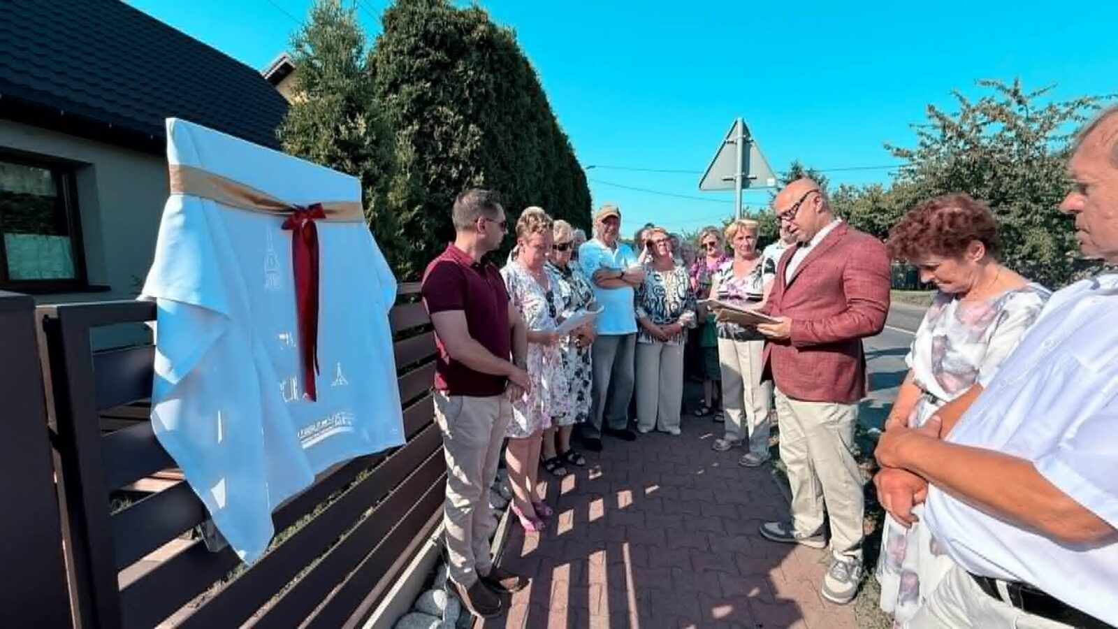 Figura o. Ireneusza Pompy dołączyła do Szlaku Tradycji w Żarkach.
