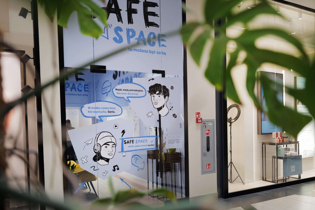 Punkt wsparcia psychologicznego Safe Space w Galerii Jurajskiej czynny co najmniej do 31 grudnia!