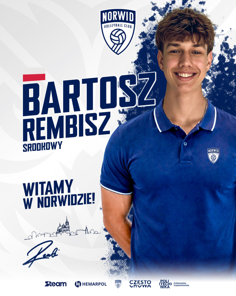 Norwid Częstochowa zamknął skład na sezon 2026/27 w TAURON Lidze. Jest 14-osobowa kadra 2
