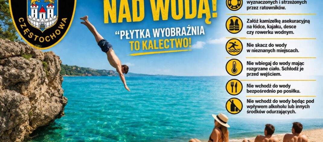 Częstochowska Straż Miejska przestrzega! ,,Płytka” wyobraźnia to kalectwo!