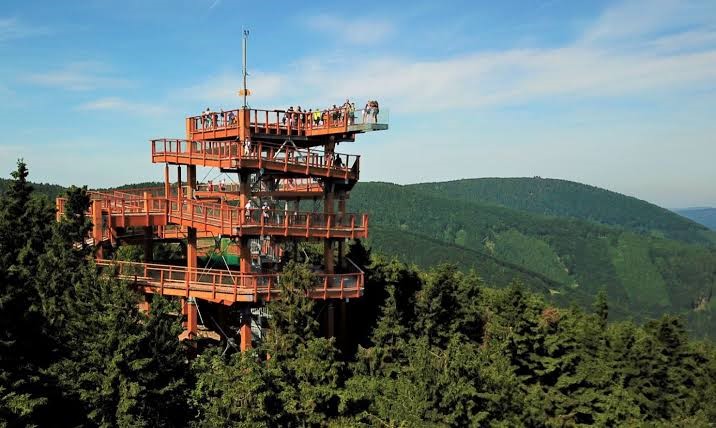 Sztramberk i Stezka Valaška – szklany Sky Walk Czechy 6