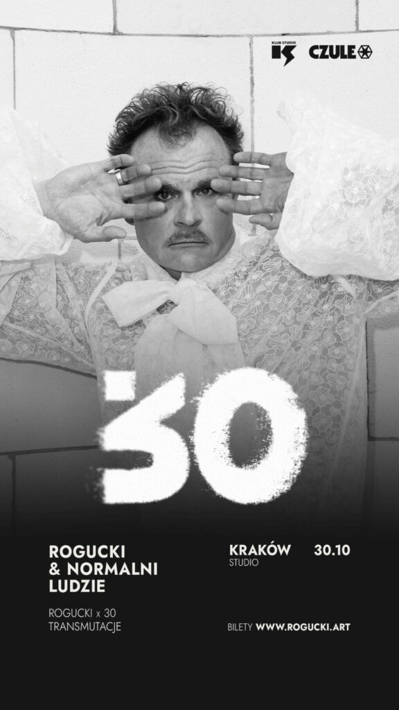 "ROGUCKI x 30" jubileuszowo jesienią w krakowskim Klubie Studio 2