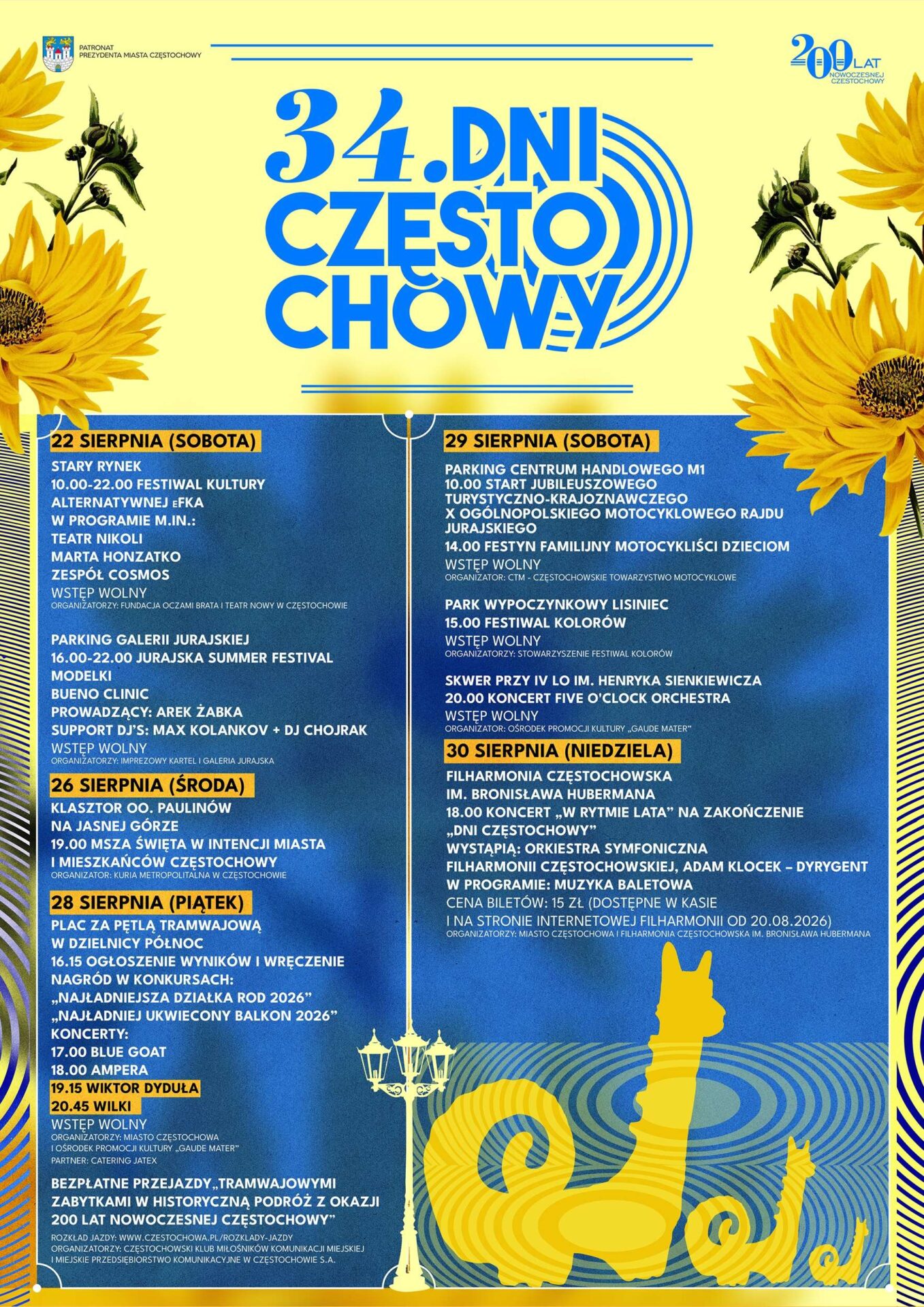 34. Dni Częstochowy a potem jesień z 200-leciem